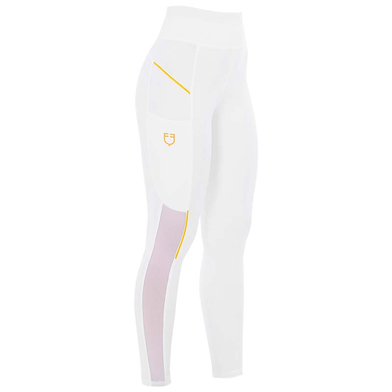 Full grip equestro leggings with mesh for women
