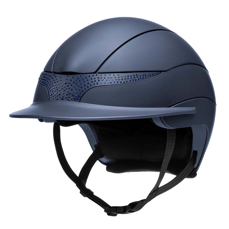 Equiline XANTO Riding Helmet with Strass - Standard visor - 3294