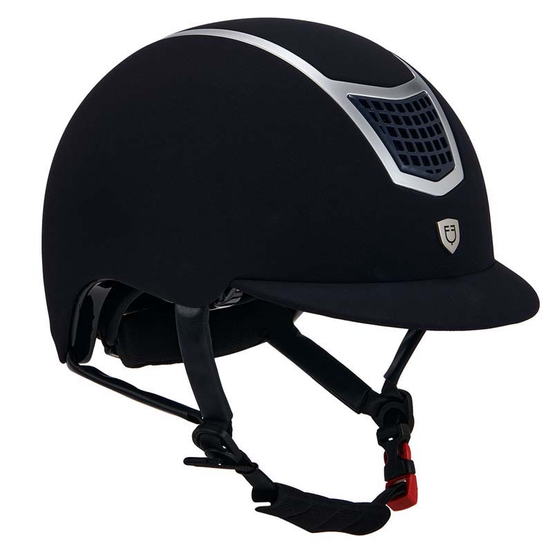 Equestro eclipse plain velvet helmet - 2104