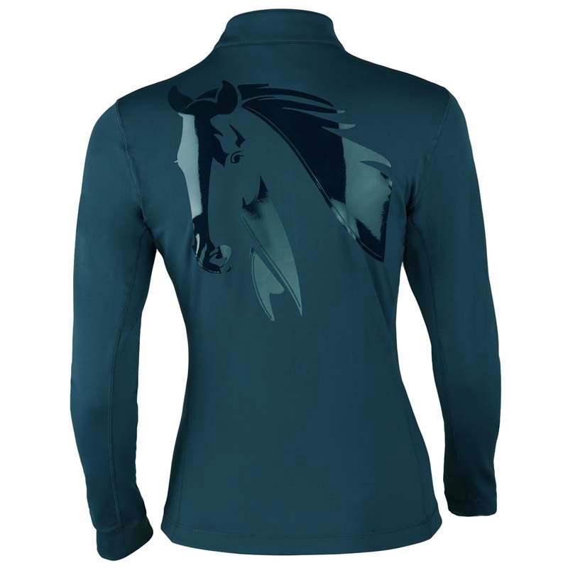 Winter Technical Riding Polo for women Tattini mod. Agatea, long sleeve - 3532