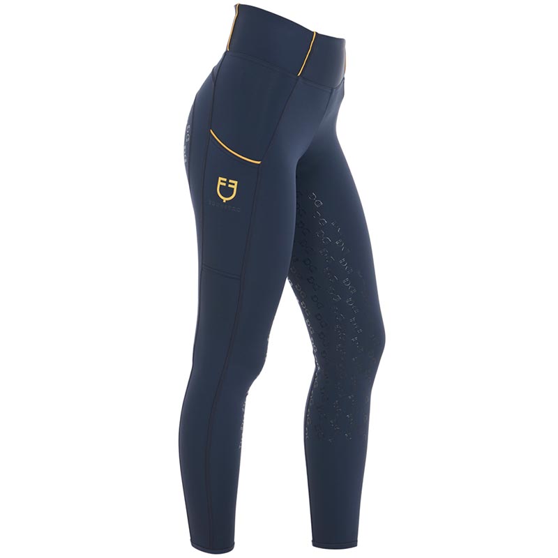 Kids junior leggings Equestro grip full seat unisex - 3959