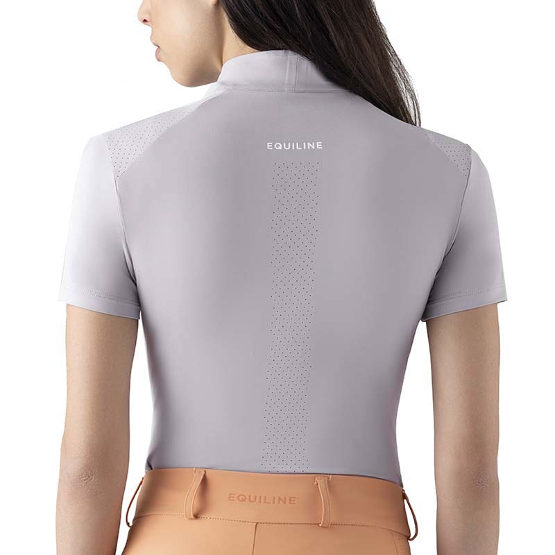 Equiline cyelec women’s training polo with zip - 9234