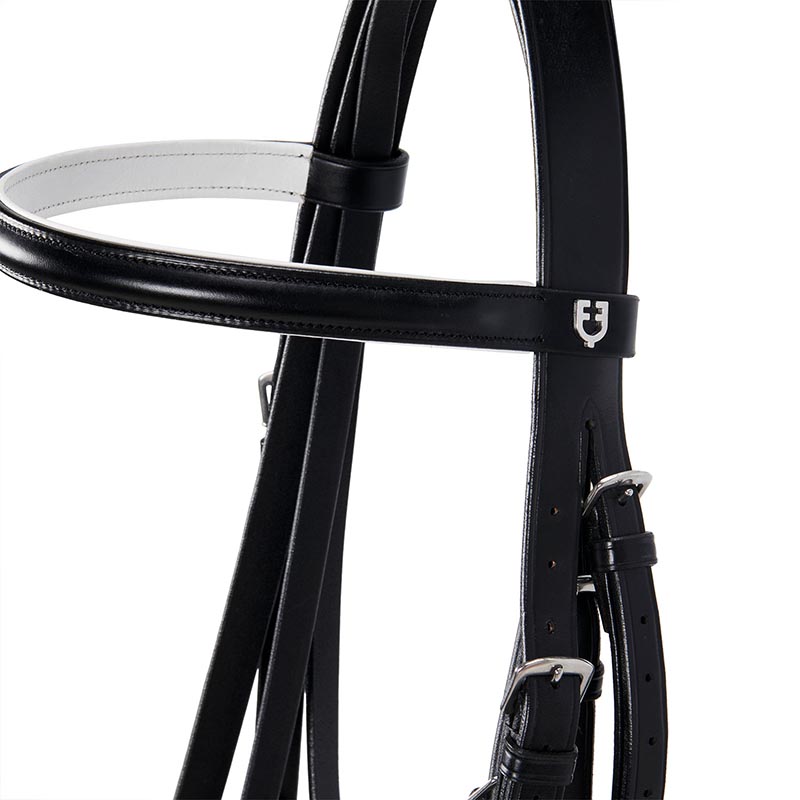 Dressage Plus bridle Equestro leather italian - 2361