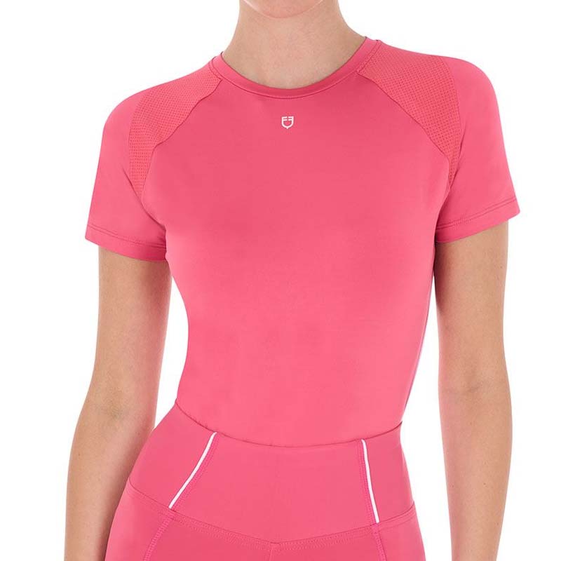Equestro technical training t-shirt for women - 9057