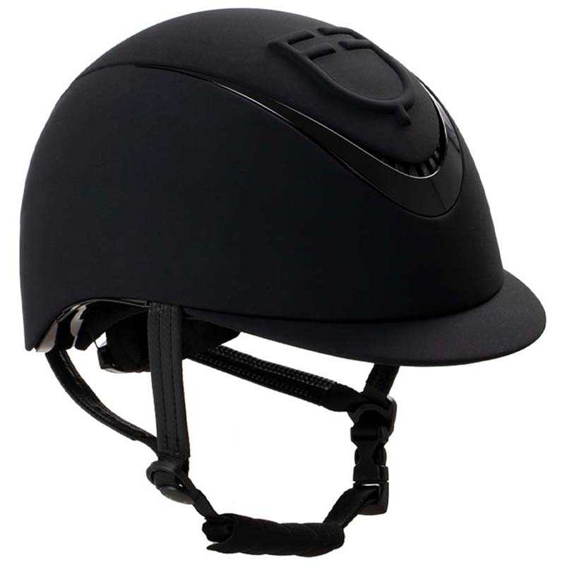 Equestro unisex riding helmet with embossed logo - 3219