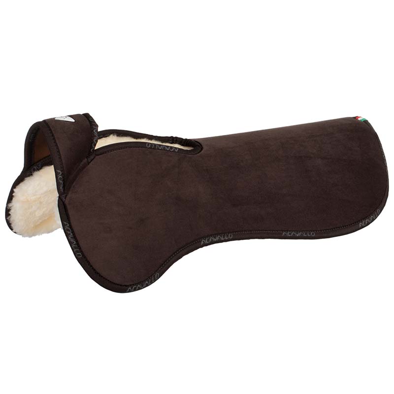 Withers free memory foam half pad with sheepskin - 3590
