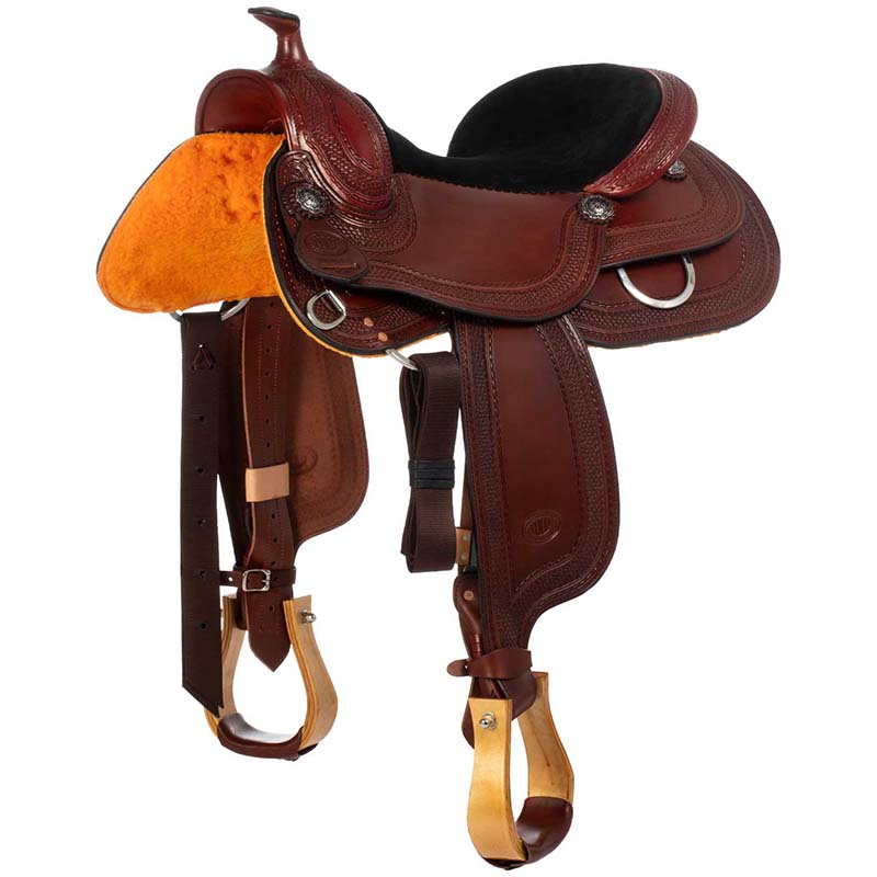 Western saddle west wood basic pro reiner border