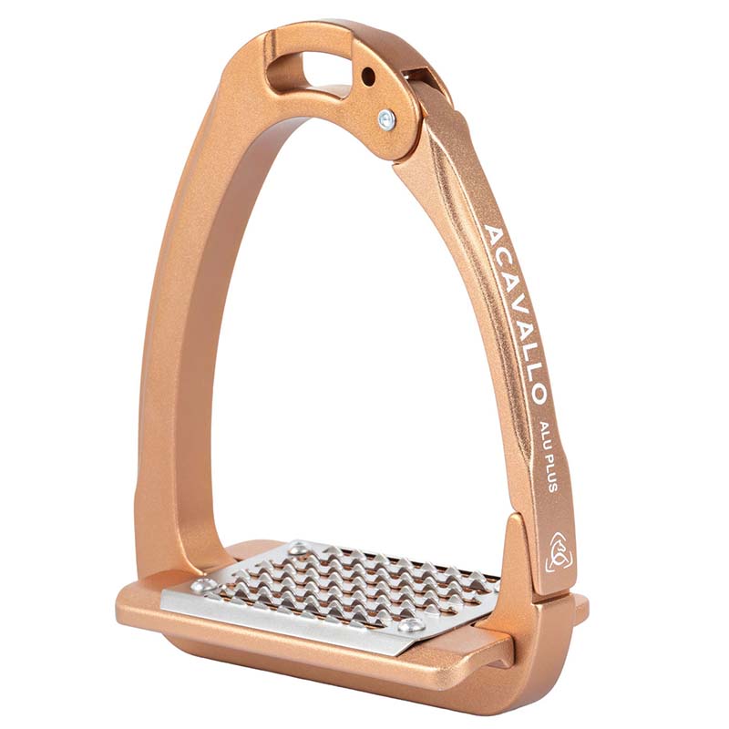 Acavallo alluminium stirrups with laterally opening model Arena Aluplus 2.0 - 3164