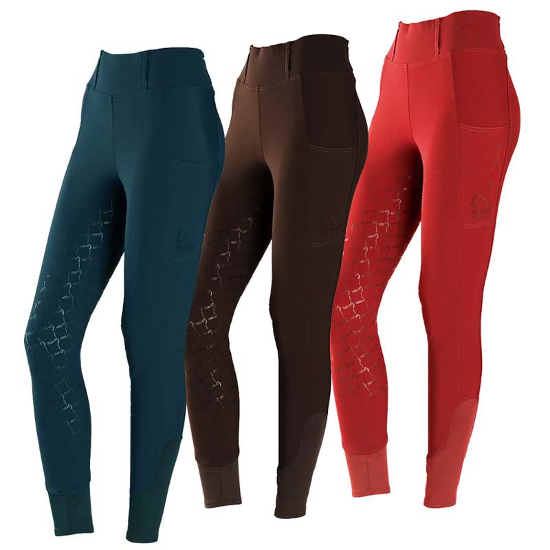 Winter Riding Leggings for women Tattini mod. Agatea, Full grip - 3941