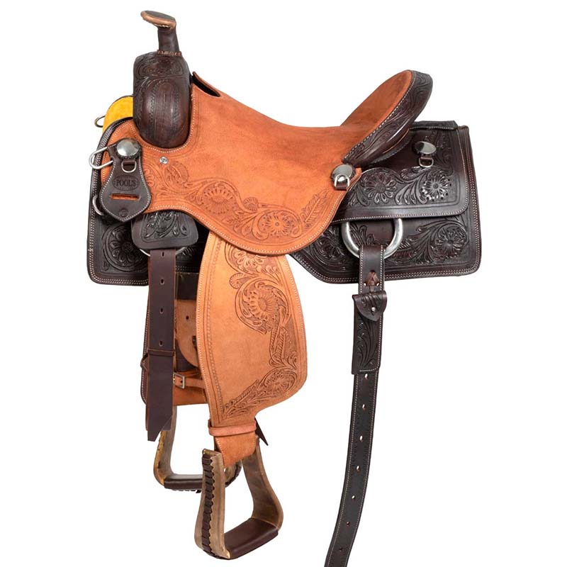 Western Saddle Pool's Cow Horse working/roping - 4914