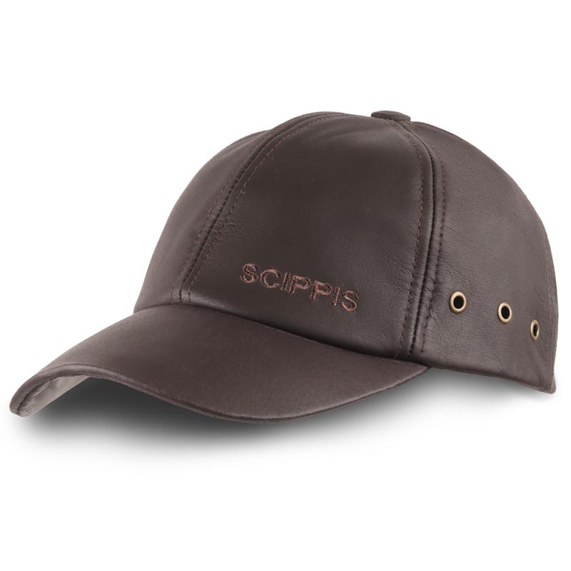 Baseball cap leather hat model unisex
