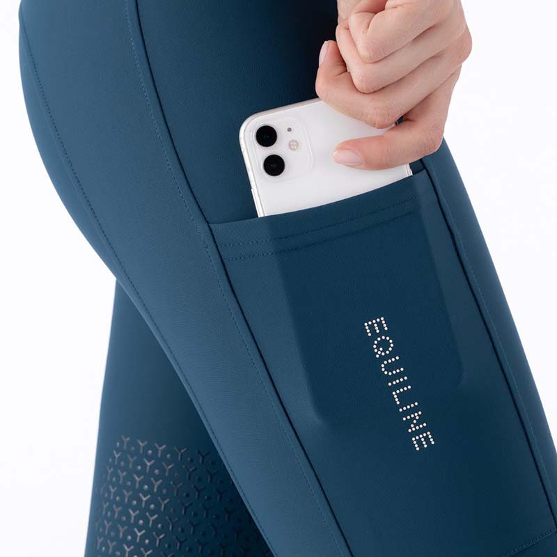  Riding Leggings w/knee grip Equiline mod. Evrakh  High waist for women - 9289