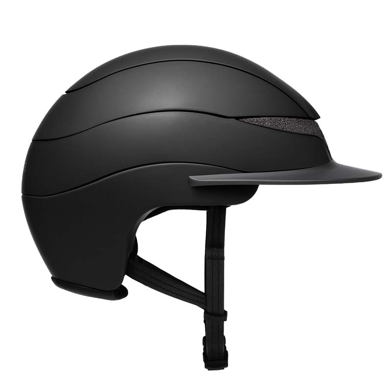 Equiline XANTO Riding Helmet with Swarovski Front Crest - Standard visor - 3270