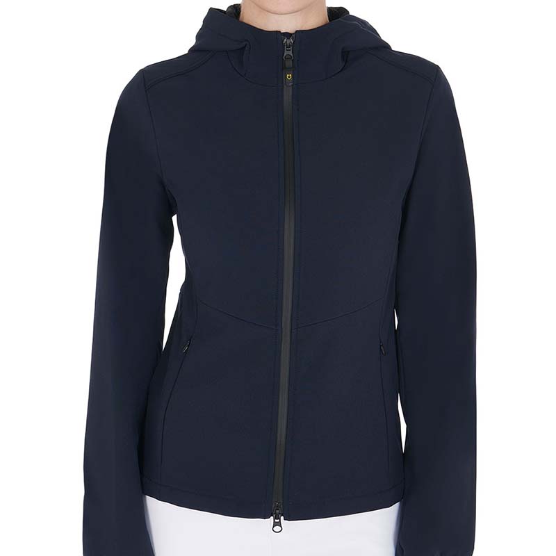 Equestro women's windproof slim fit softshell jacket
