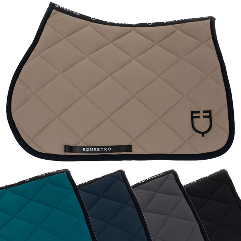 Jumping saddlecloth Equestro Black Line Edition with logo