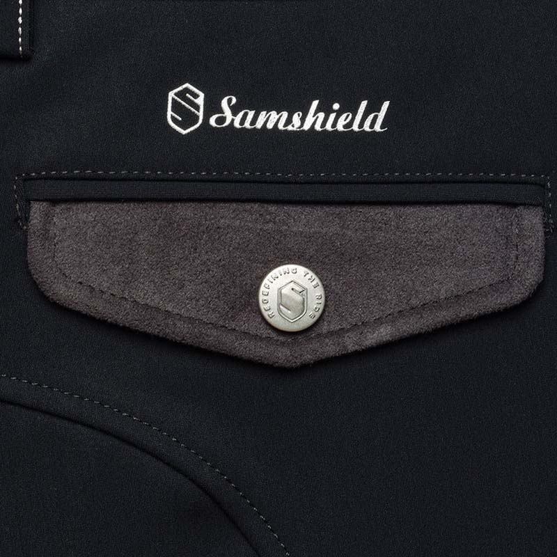 Ladies samshield riding breeches model mathilde with grip - 3834