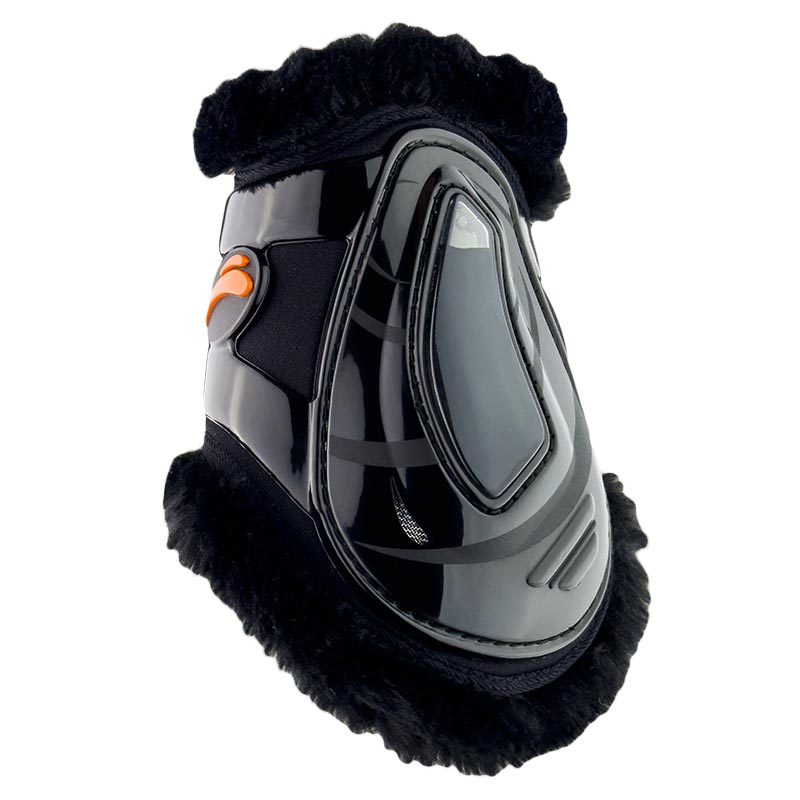 Equick fetlock boots eairshock legend fluffy rear with synthetic wool