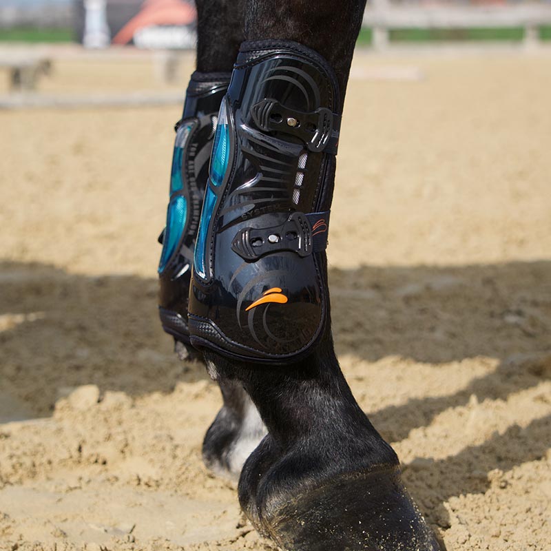 Equick tendon boots eairshock front - 1766