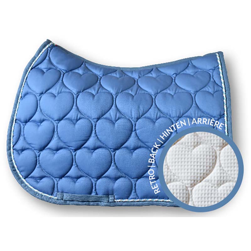 Technical lovehorses saddlecloth customizable heart
