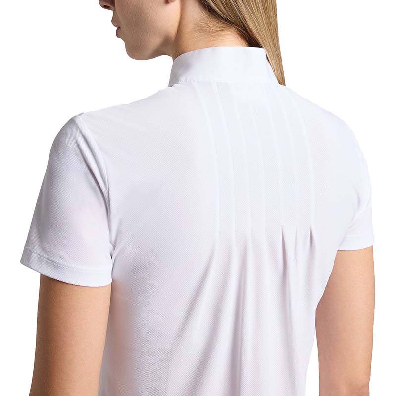 Cavalleria toscana women's short-sleeved competition polo with buttons - 9681