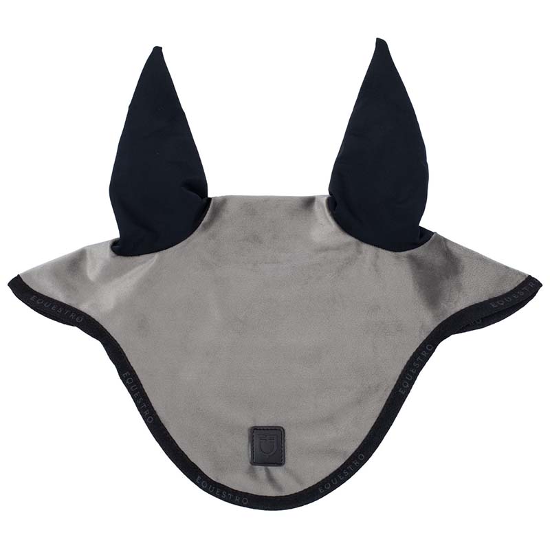 Equestro velvet ear net in technical fabric