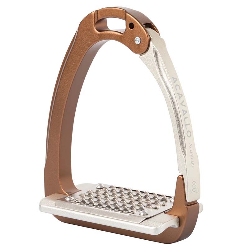 Acavallo alluminium stirrups with laterally opening model Arena Aluplus 2.0 - 3164