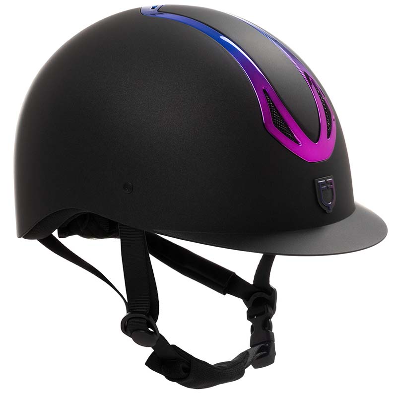 Riding helmet azael equestro matt with colored frame - 3356