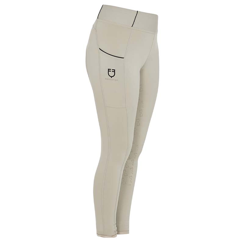 Kids junior leggings Equestro grip full seat unisex - 3959