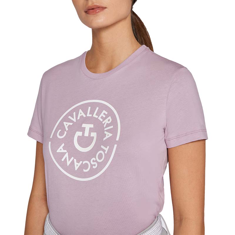 Women t-shirt cavalleria toscana double orbit