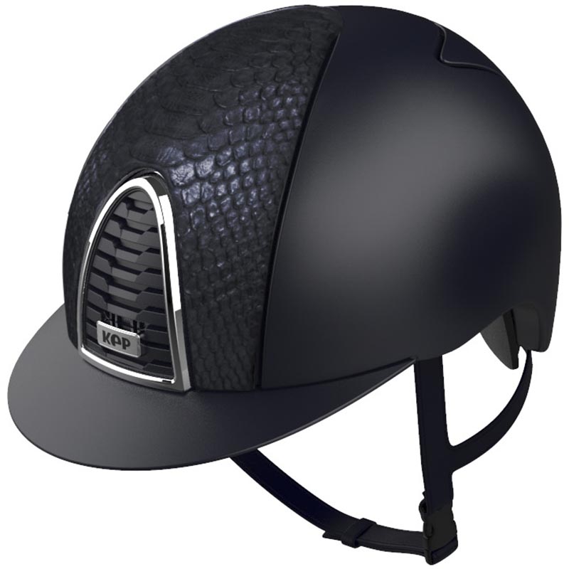Kep italia helmet model cromo 2.0 textile with matching python leather - 2089