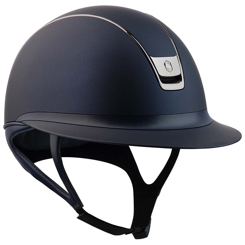 Samshield miss shield 2.0 shadowmatt helmet with chrome blason - 3264