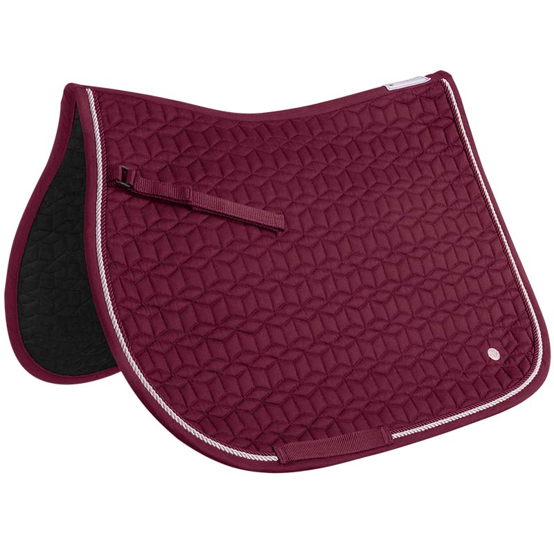 Philadelphia geometric quilted english saddle pad - 3014