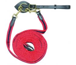 DRAW REINS COTTON STUFFED WITH GIRTH ATTACHMENT - 0899