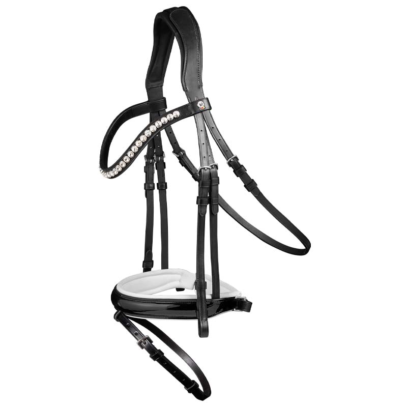 Anatomical English Bridle Waldhausen X-Line Evermore with Crystals - 2326