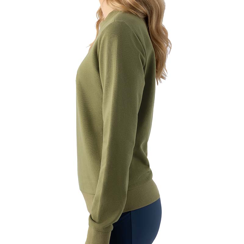 Women crewneck Sweatshirt Equiline EBEN - lightweight cotton - 9759