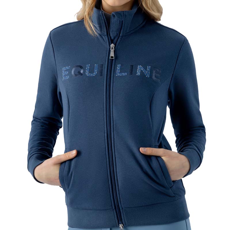 Women Full Zip Sweatshirt Equiline ENRAS - 9760