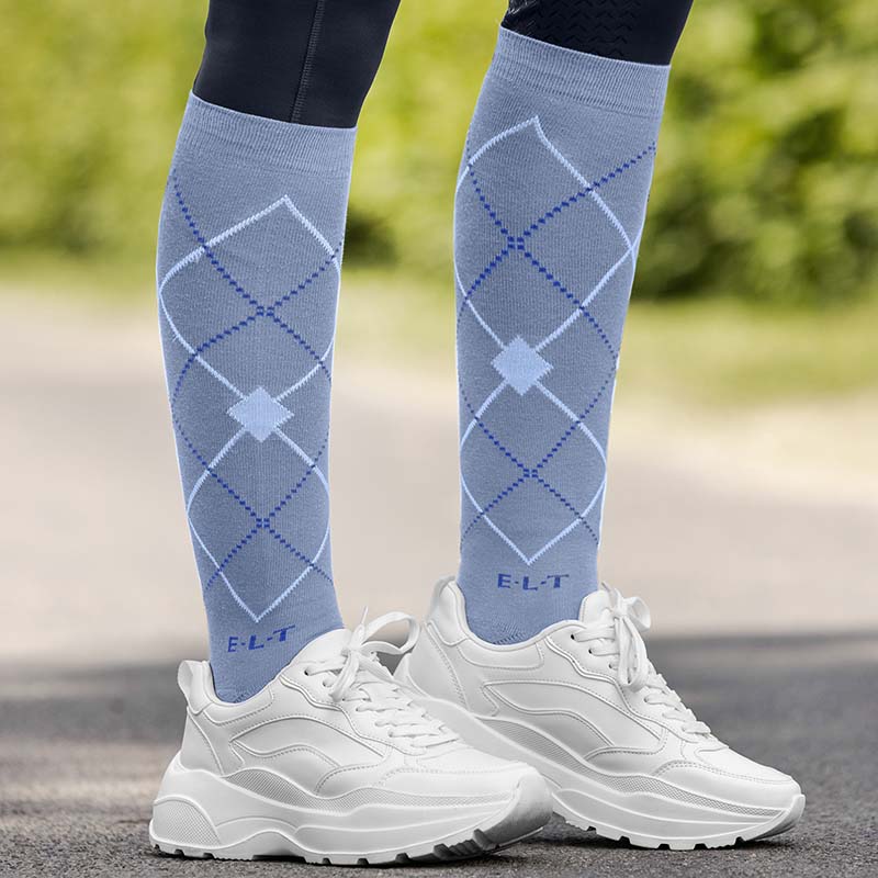 Riding socks argyle in cotton - 2021