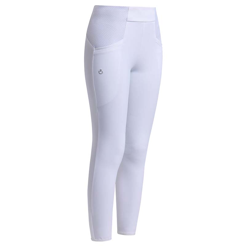 Cavalleria toscana leggings with perforated inserts for girls