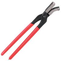 CROCODILE PLIERS WITH PLASTIC HANDLES