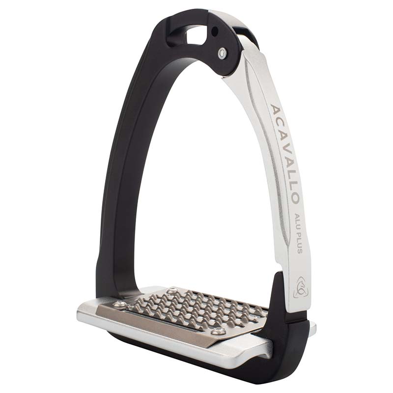 Acavallo alluminium stirrups with laterally opening model Arena Aluplus 2.0 - 3164
