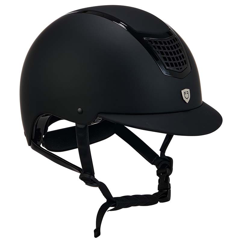 Equestro eclipse plain matt riding helmet
