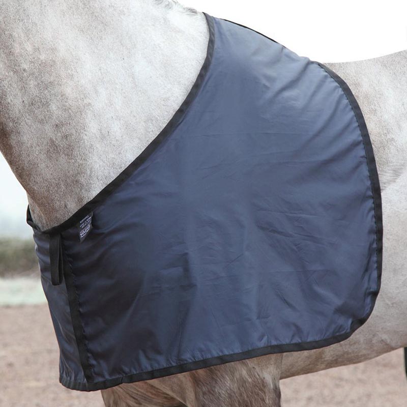 Satin anti rub bib anti-abrasion for breast and withers