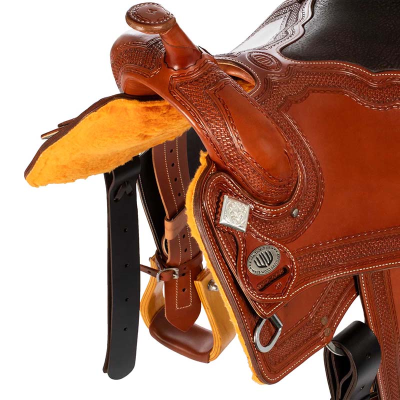 Western saddle west wood for cutting and team penning - 4922