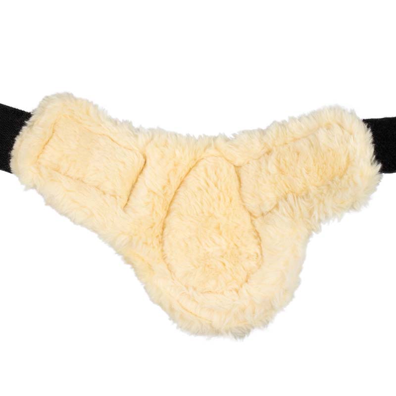 Equestro spider man fetlock boots with synthetic sheepskin - 1679