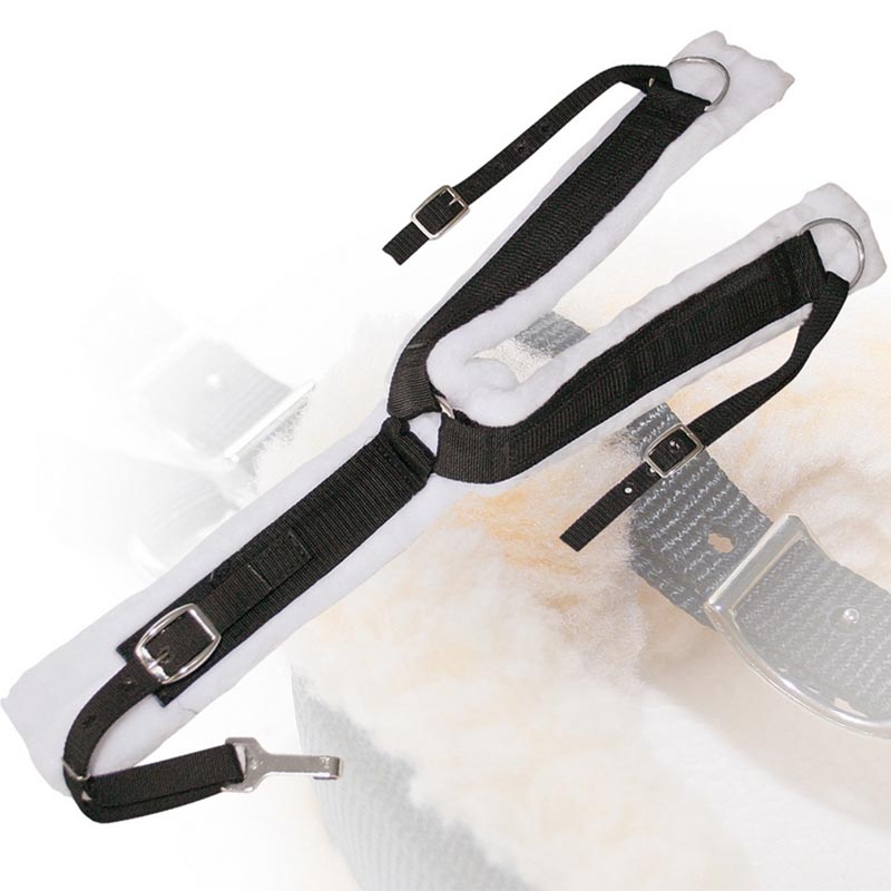Nylon breastgirth sheepskin finishing