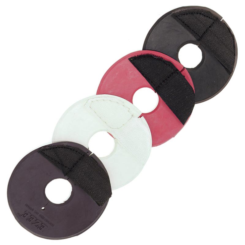 Rubber bit guards with velcro
