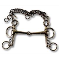 SNAFFLE BIT RINGS STEEL PONY