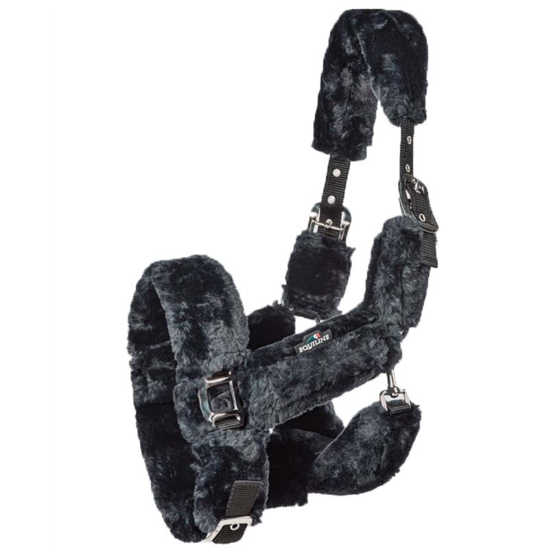 Bridle in Equiline nylon with padding in ecological lamb mod. Terris - 0302