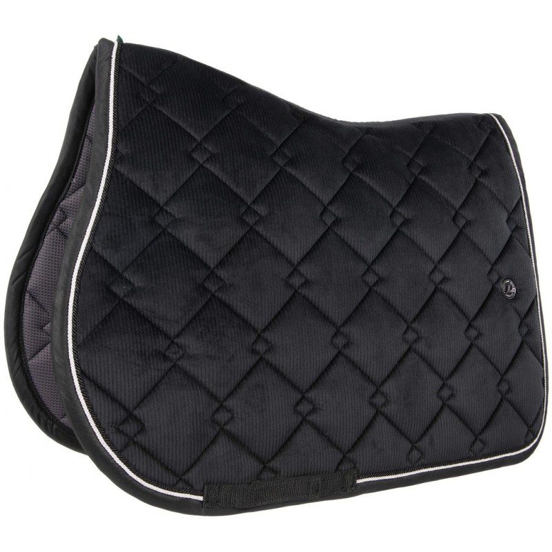 Lami-cell corduroy velvet english saddle pad - 3621
