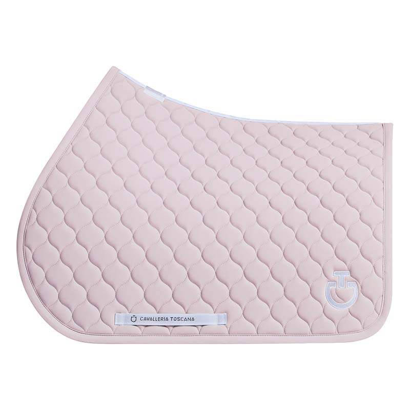 Cavalleria toscana jumping saddle pad - circular quilted jersey